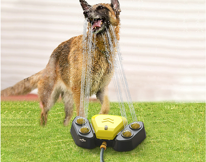 Automatische buitenwaterfontein voor honden
