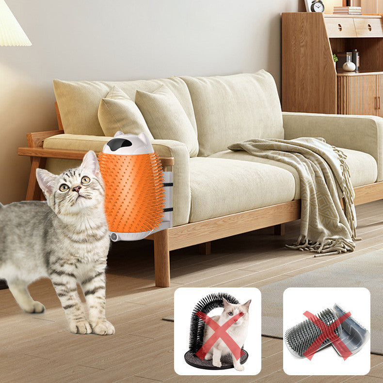 Automatische roterende kattenborstel