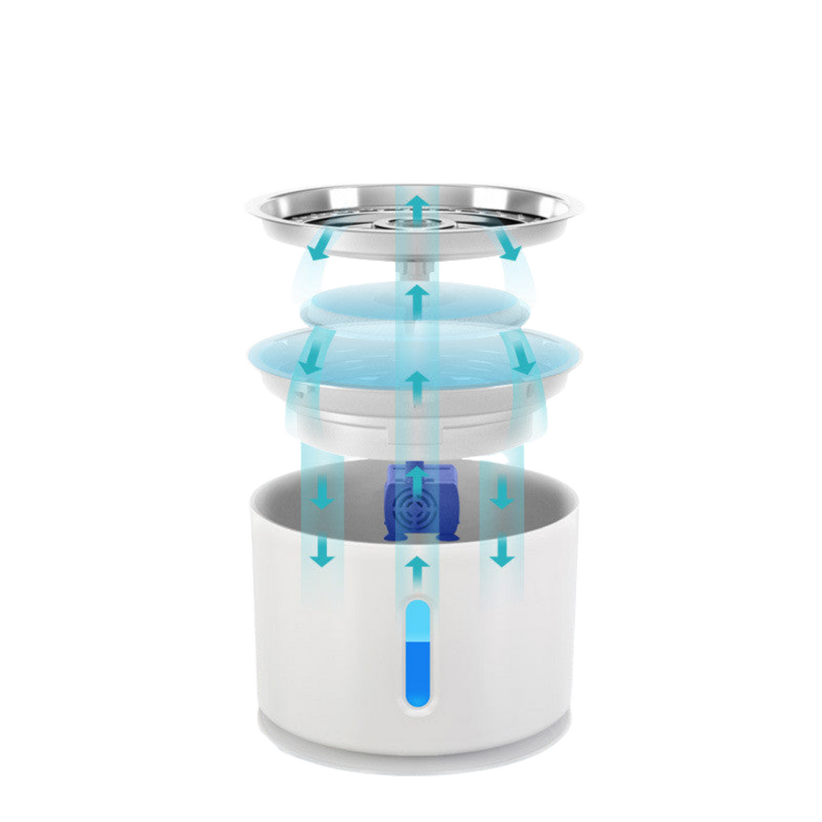 Automatische drinkfontein voor katten
